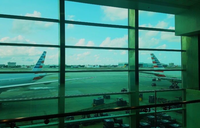 View of airport tarmac